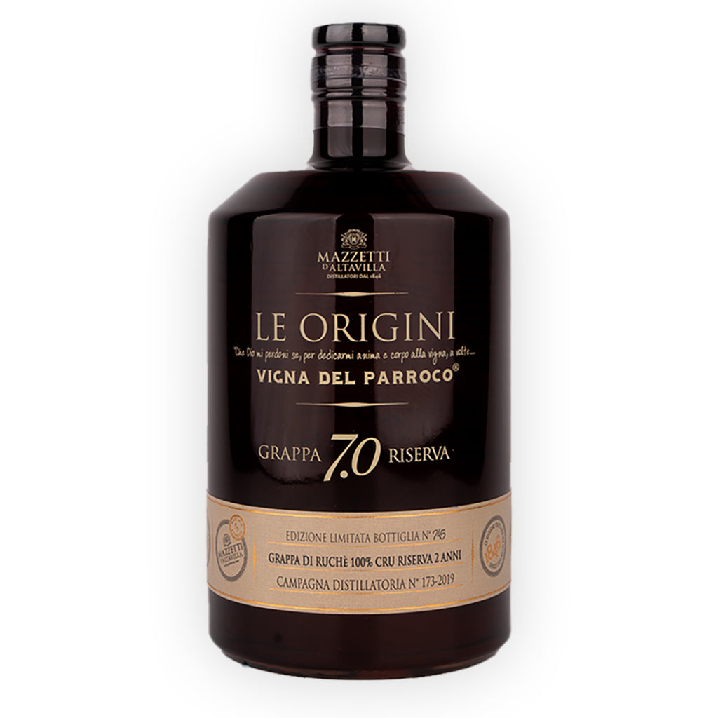 Grappa Mazzetti 7.0 Riserva Vigna del Parroco
