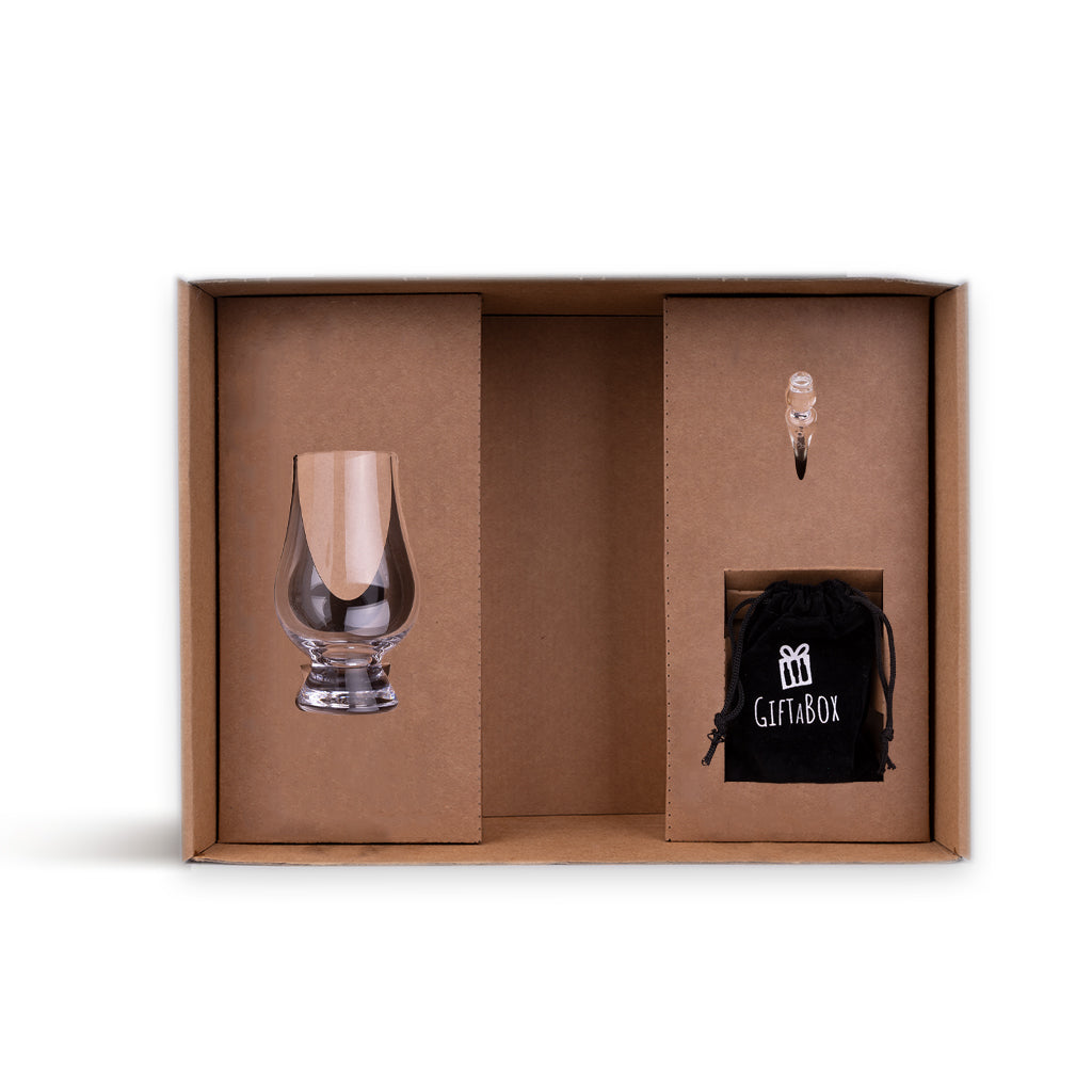 Whisky Kit - Bicchiere, Pipetta & Stone
