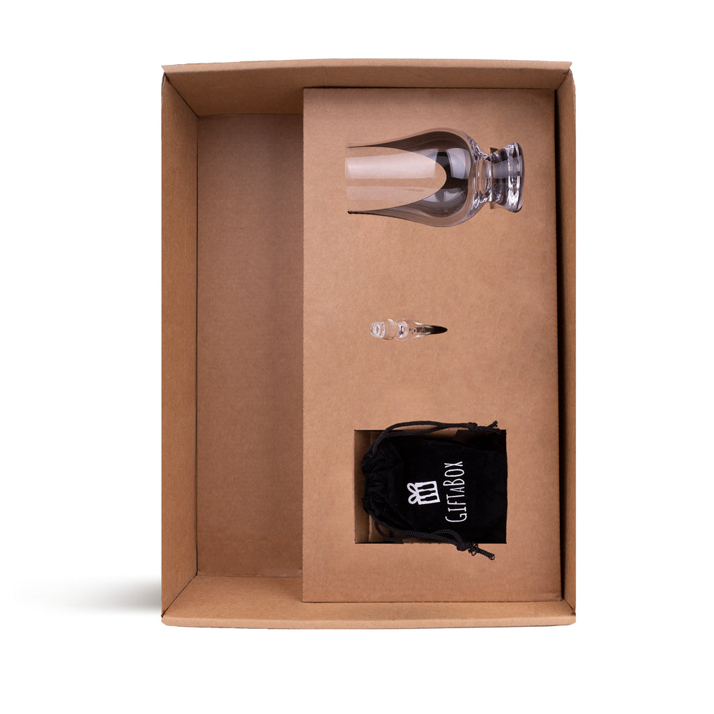 Whisky Kit - Bicchiere, Pipetta & Stone "High"