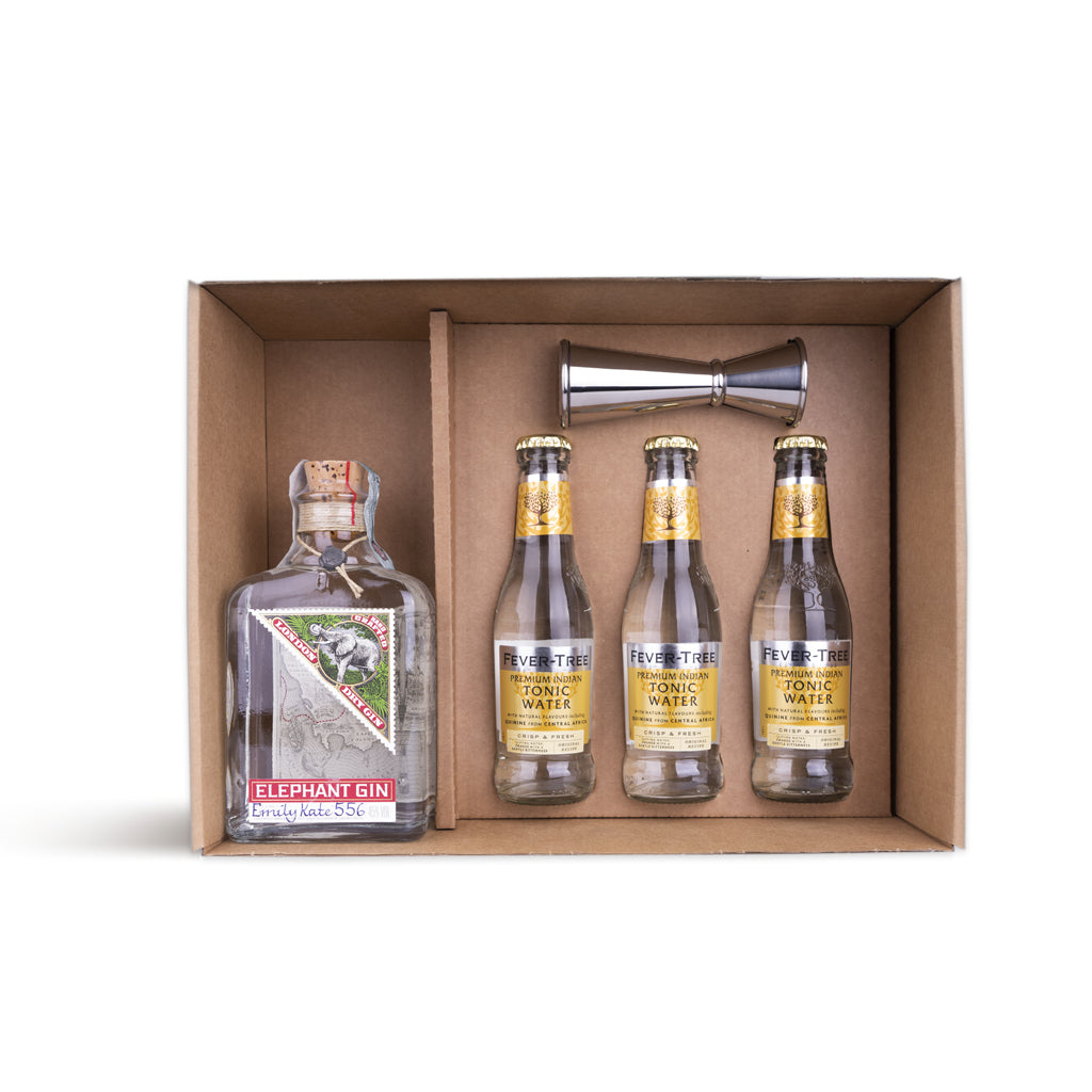 Gin Kit - Elephant Dry "Indian & Jigger" - Giftabox