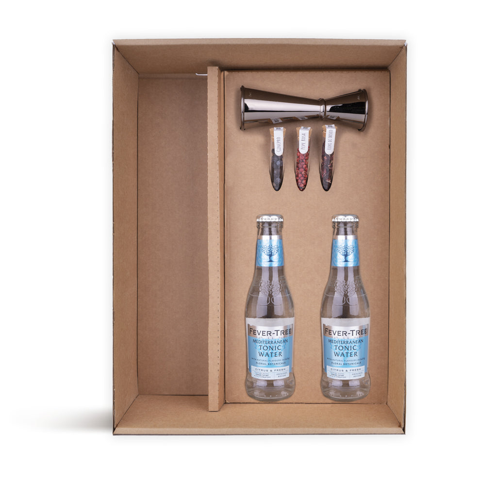 Gin Kit - Tonica, Jigger & Botaniche "High"