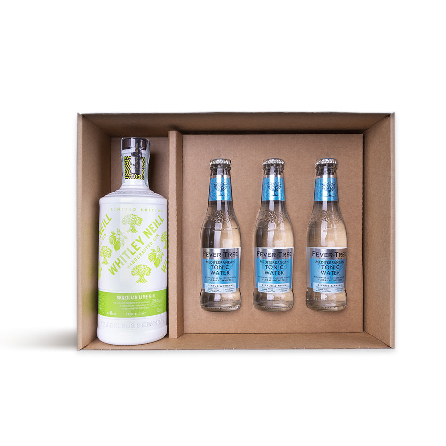 Gin Kit - Whitley Neill Brazilian Lime "Mediterranea" - Giftabox