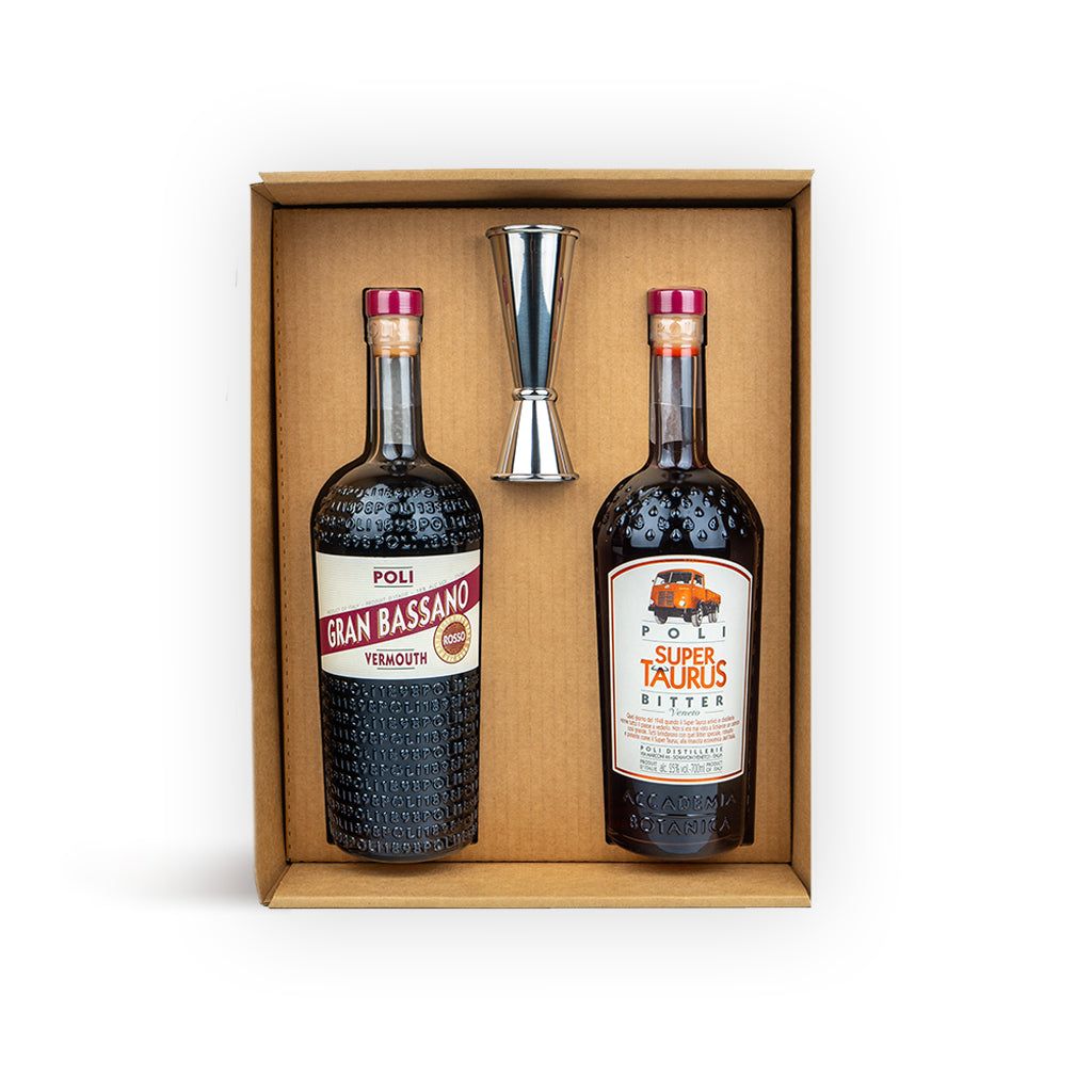 Americano Kit - Vermouth, Bitter Poli & Jigger