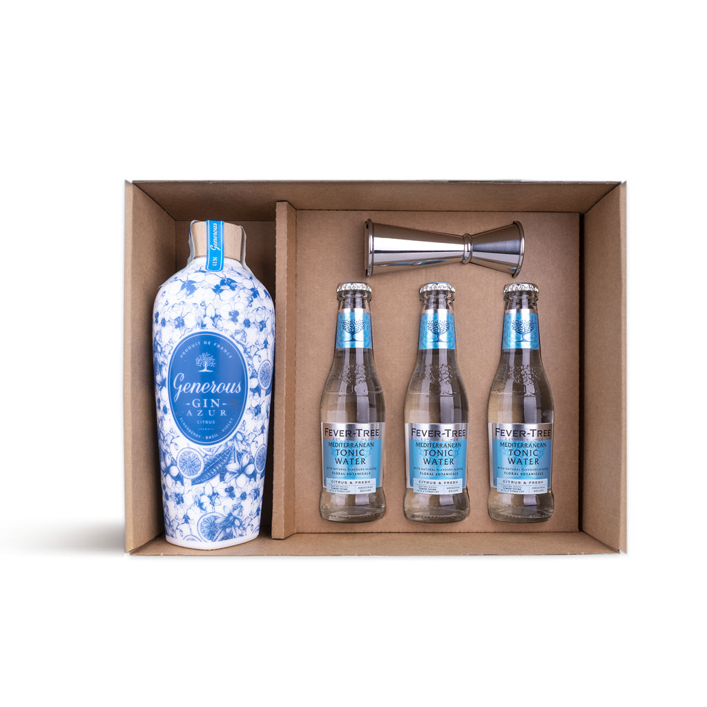 Gin Kit - Generous Azur "Mediterranea & JIgger" - Giftabox