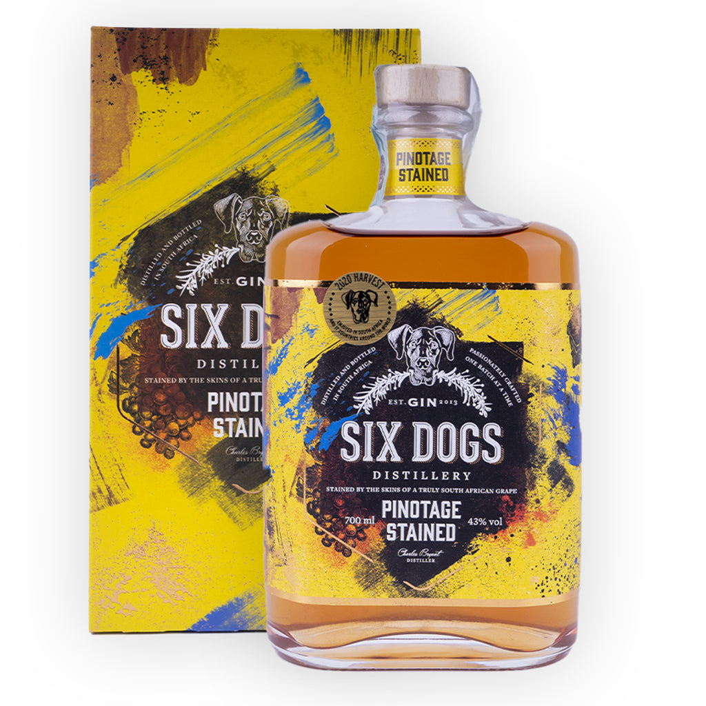 Gin Six Dogs Pinotage Stained